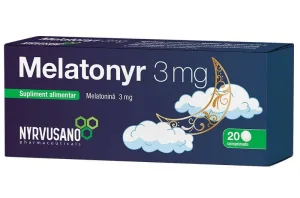 Melatonyr 3 mg, 20 comprimate, Nyrvusano