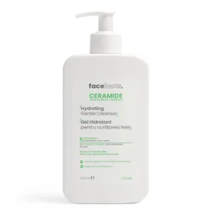 Gel hidratant pentru curatarea fetei Ceramide, 400ml, Face Facts