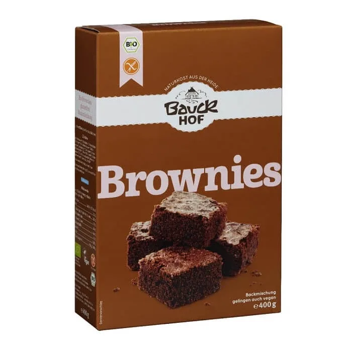 Mix pentru negresa cu extra ciocolata fara gluten, 400 g, Bauckhof — preț și oferte