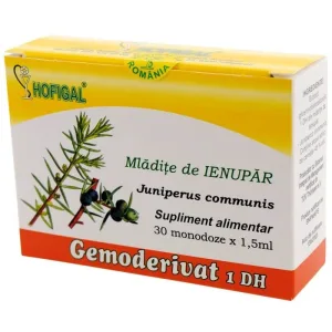 Mlădițe de Ienupăr Gemoderivat, 30 monodoze, Hofigal