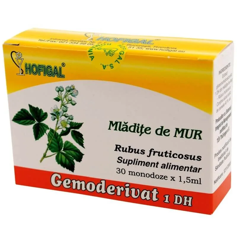 Mlădițe de Mur Gemoderivat, 30 doze, Hofigal — preț și oferte