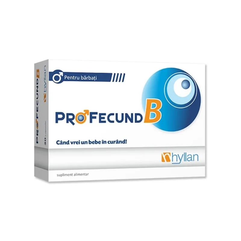 ProFecund B, 30 capsule, adjuvant fertilitate HYLLAN PHARMA — preț și oferte