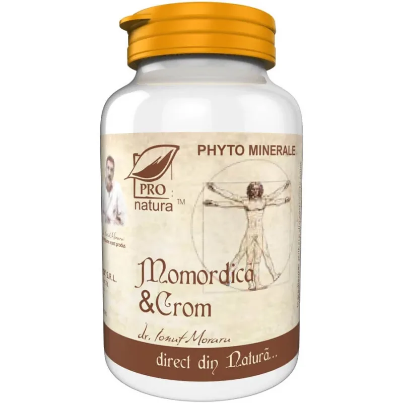 Momordica & Crom, 60 capsule, Pro Natura — preț și oferte