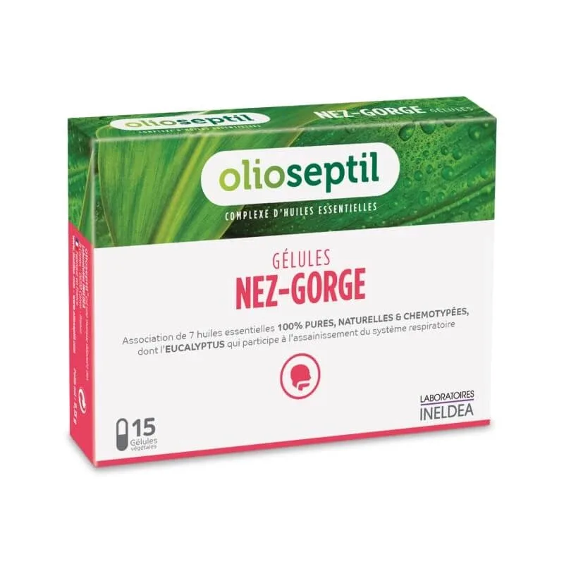 Nez Gorge Olioseptil, 15 capsule, Laboratoires Ineldea Lab. Ineldea — preț și oferte