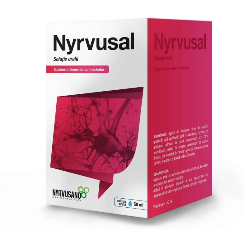 Nyrvusal soluție orală, 50 ml, Nyrvusal NYRVUSANO PHARMACEUTICALS — preț și oferte
