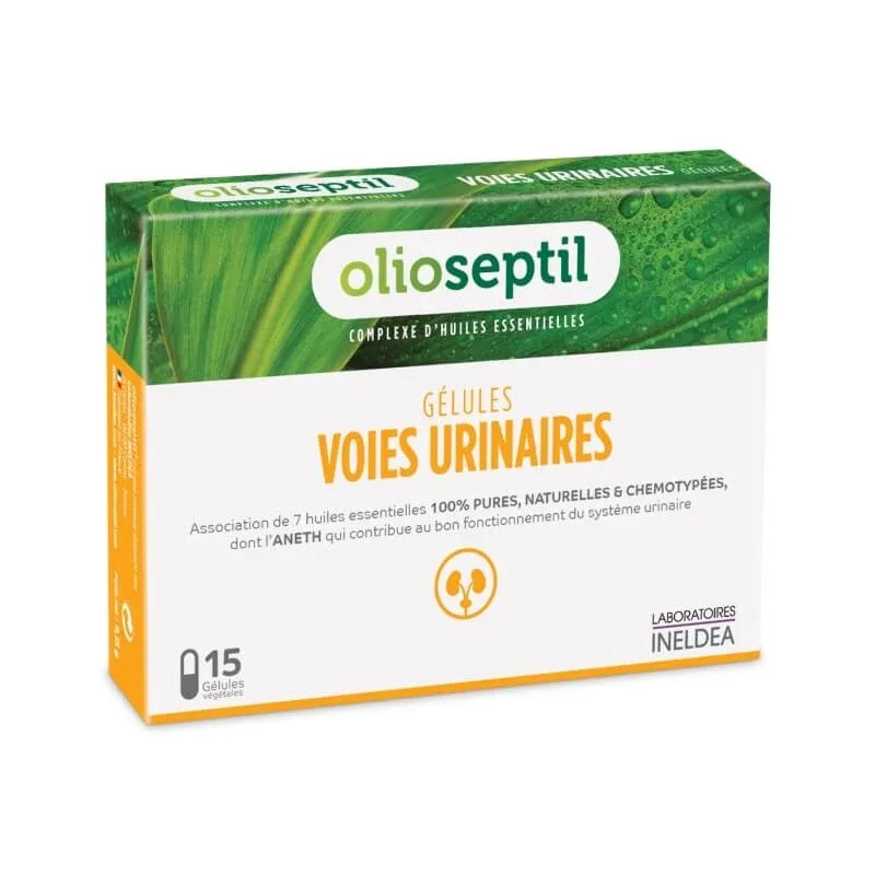 Olioseptil Voies Urinaires, 15 capsule, Laboratoires Ineldea Lab. Ineldea — preț și oferte