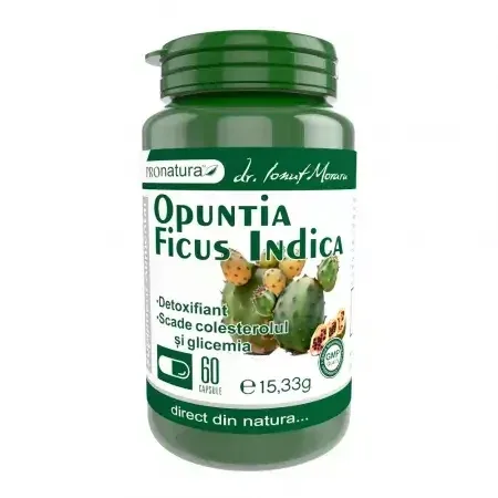 Opuntia Ficus Indica, 60 capsule, Pro Natura — preț și oferte