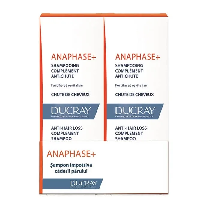 Pachet Șampon revitaliant și fortifiant Anaphase, 200 ml + 200 ml, Ducray — preț și oferte