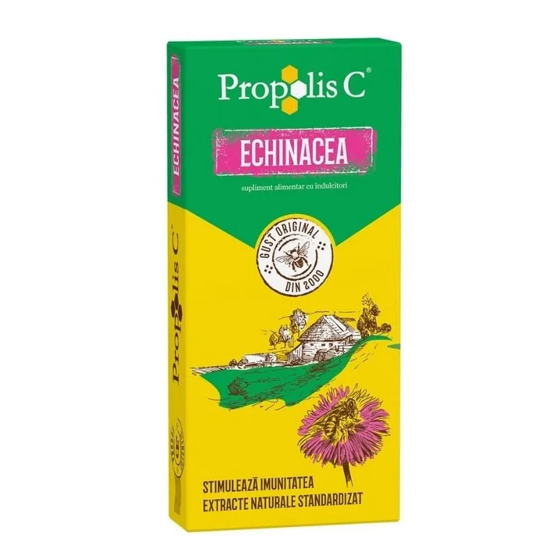 Propolis C Echinacea, 30 comprimate, Fiterman Pharma — preț și oferte