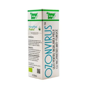 Ozonvirus ulei antifungic, 20 ml, HempMed Pharma