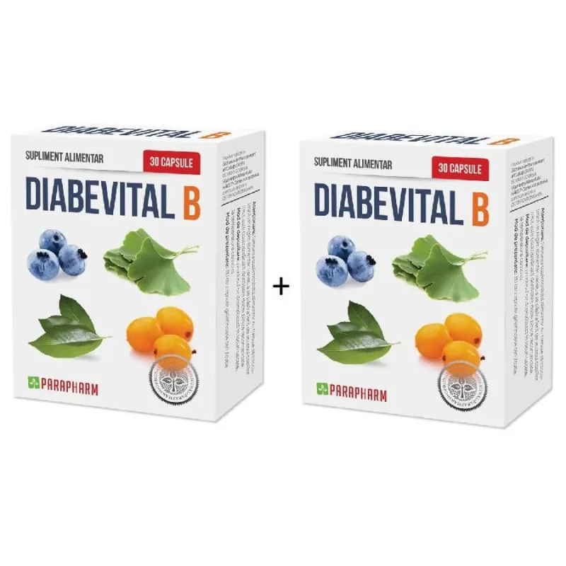 Pachet Diabevital B, 30+30 capsule (1+1), Parapharm — preț și oferte