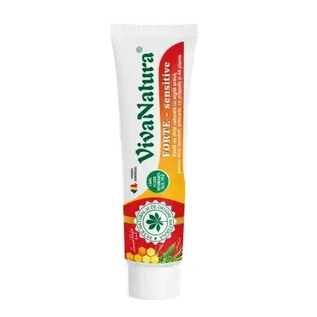 Pasta de dinti naturala cu argila si propolis Forte Sensitive, 80 ml, Vivanatura — preț și oferte