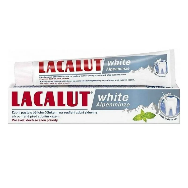 Pastă de dinți medicinală Lacalut White Alpenminze, 75 ml, Theiss Naturwaren — preț și oferte
