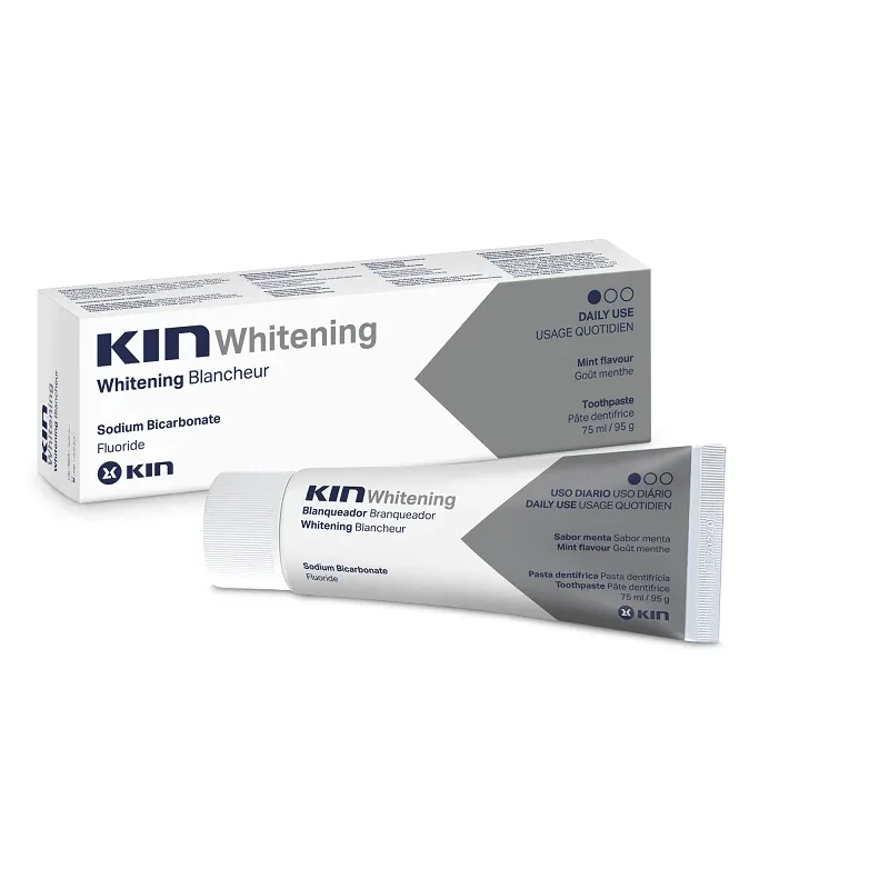 Pastă de dinți pentru albire progresivă Kin Whitening, 75 ml, Laboratorios Kin — preț și oferte