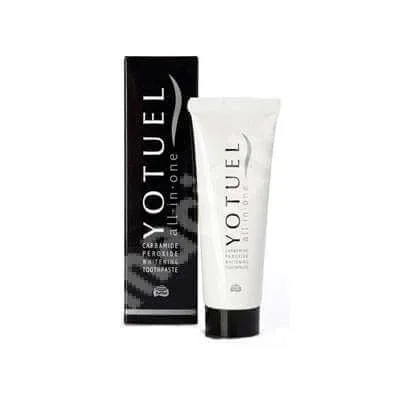 Pastă de dinți pentru albirea dinților îmbunătățește rezistența smalțului Yotuel, 75 ml, Biocosmetics — preț și oferte