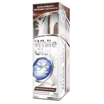 Pastă de dinți White Glo Coffee & Tea, 100 ml, Barros Laboratories — preț și oferte