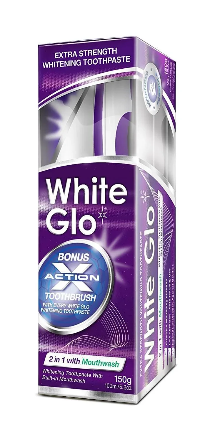 Pastă de dinți White Glo 2 în 1, 100 ml, Barros Laboratories — preț și oferte