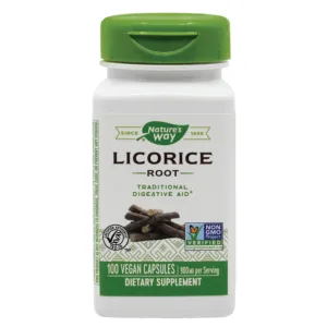 Secom Licorice (Lemn dulce) 450mg, 100 capsule vegetale