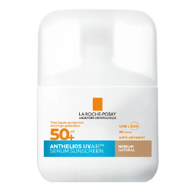 Serum de fata SPF 50+, Nuanta Medie, Anthelios UVAir, 50 ml, La Roche-Posay LA ROCHE POSAY — preț și oferte