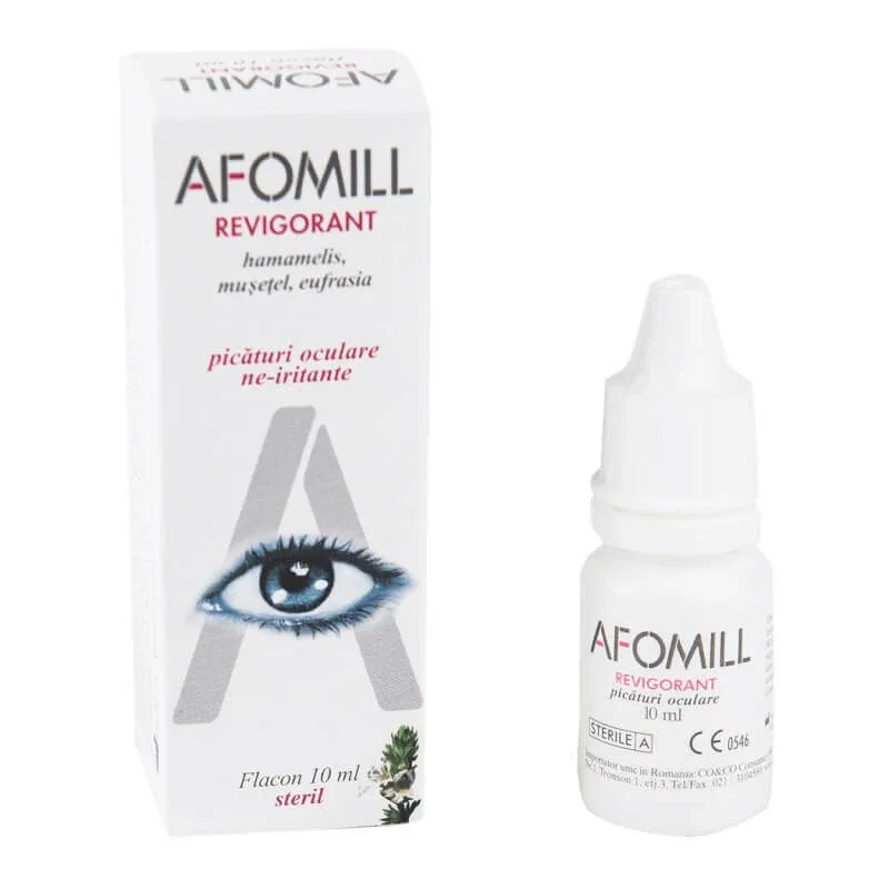 Afomill picături oculare revigorante, 10 ml, Af United — preț și oferte