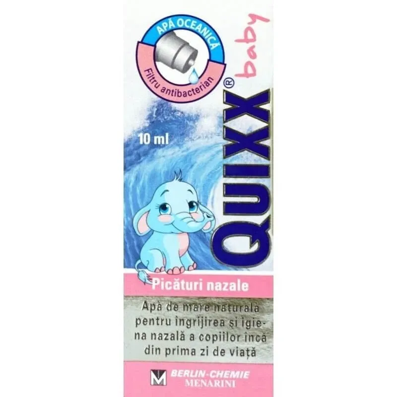 Picături nazale, Quixx Baby, 10 ml, Pharmaster — preț și oferte