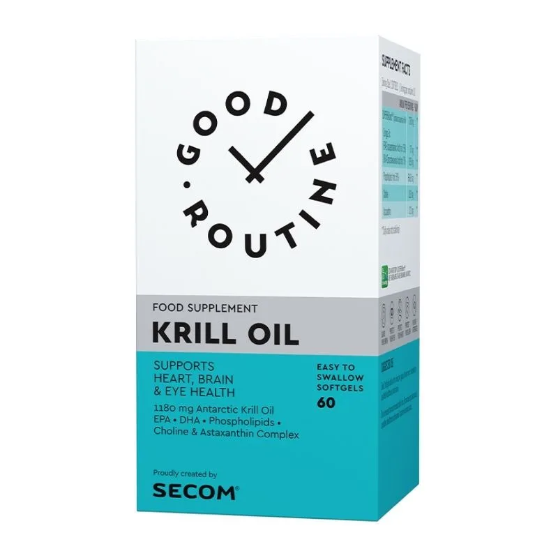 Secom Good Routine Krill Oil, 60 capsule moi — preț și oferte
