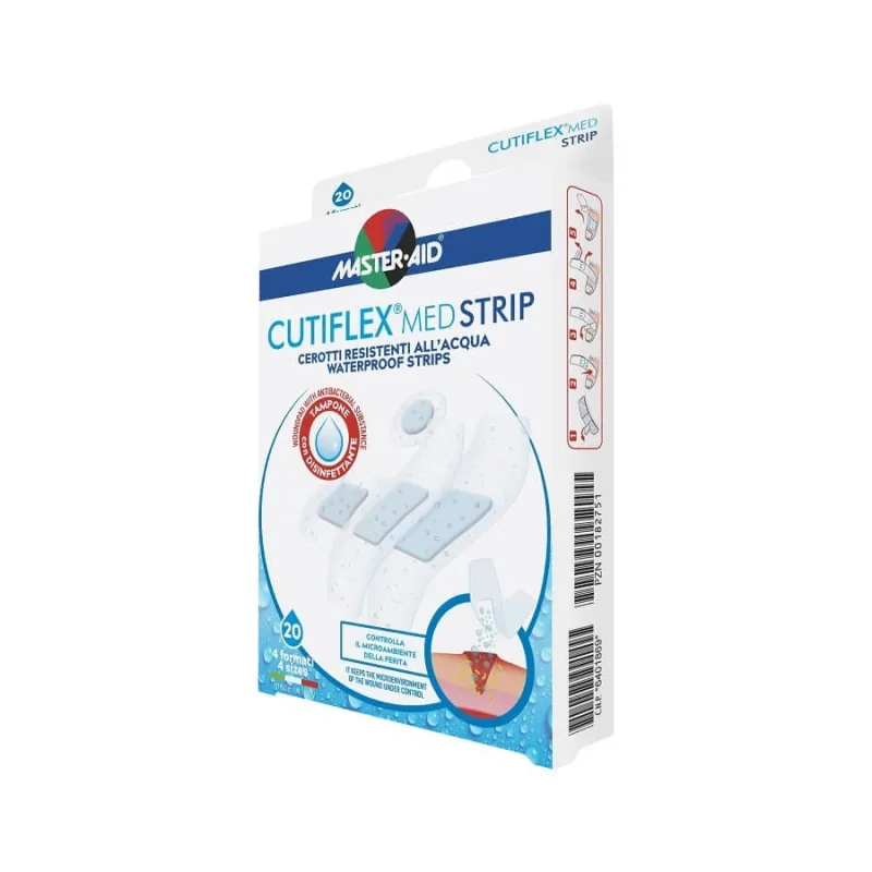 Plasturi impermeabili Cutiflex Strip Master-Aid, 20 buc,  Pietrasanta Pharma — preț și oferte