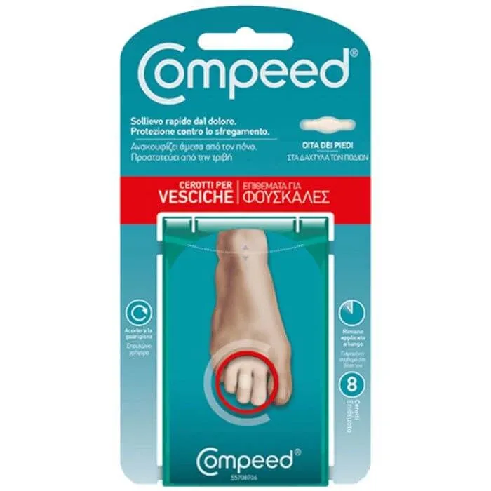 Plasturi interdigitali pentru bășici Blister Toes, 8 bucati, Compeed — preț și oferte