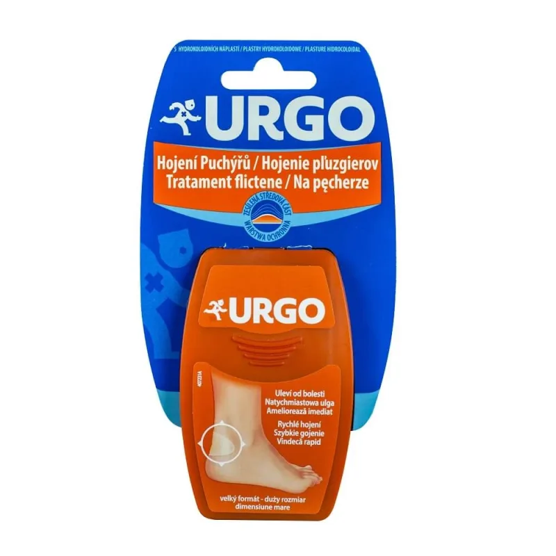 Plasturi mari pentru flictene, 5 bucăți, Urgo — preț și oferte