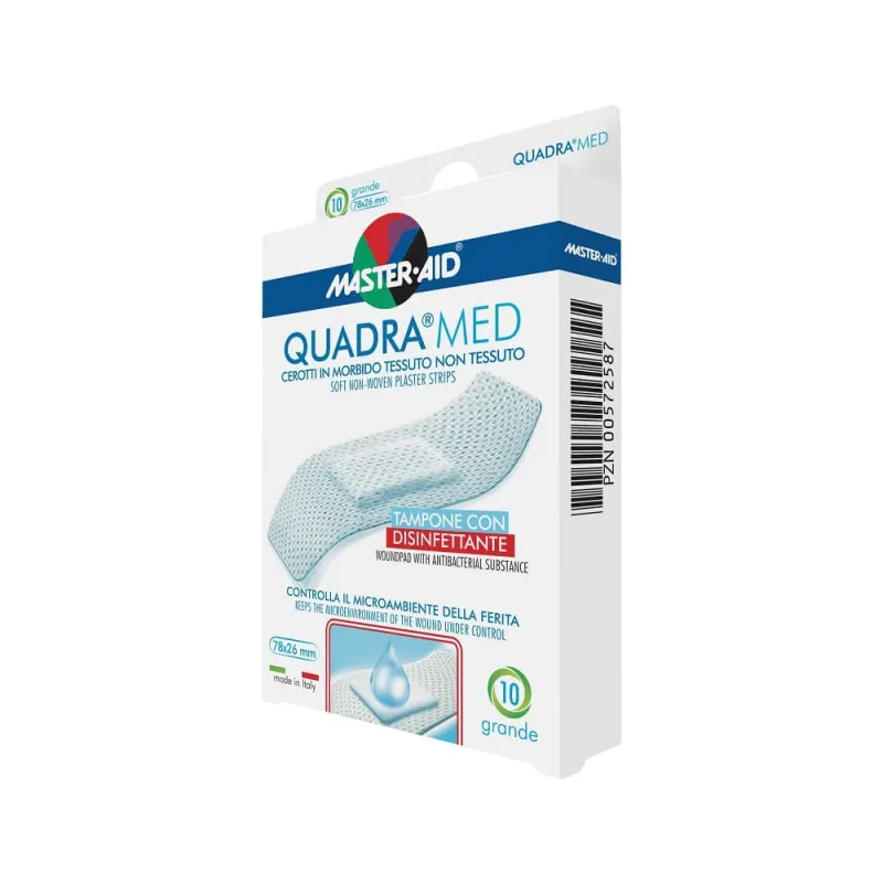 Plasturi piele sensibilă Quadra Med Master-Aid, 10 bucăți, Pietrasanta Pharma — preț și oferte
