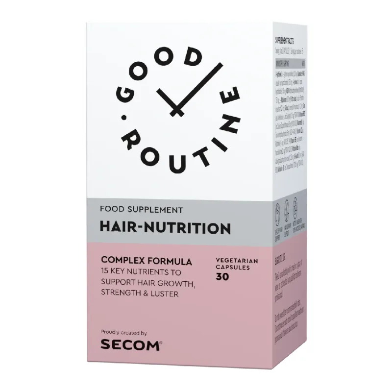 Hair Nutrition Good Routine, 30 capsule vegetale, Secom — preț și oferte