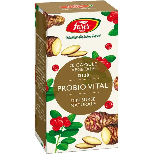Probio Vital D128, 20 capsul, Fares — preț și oferte