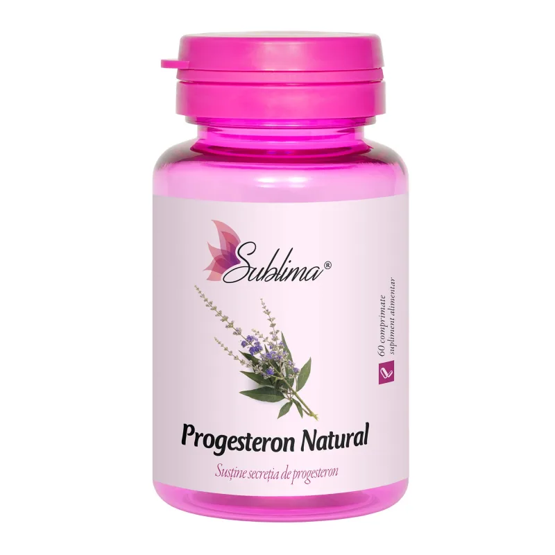 Progesteron Natural Sublimă, 60 comprimate, Dacia Plant — preț și oferte