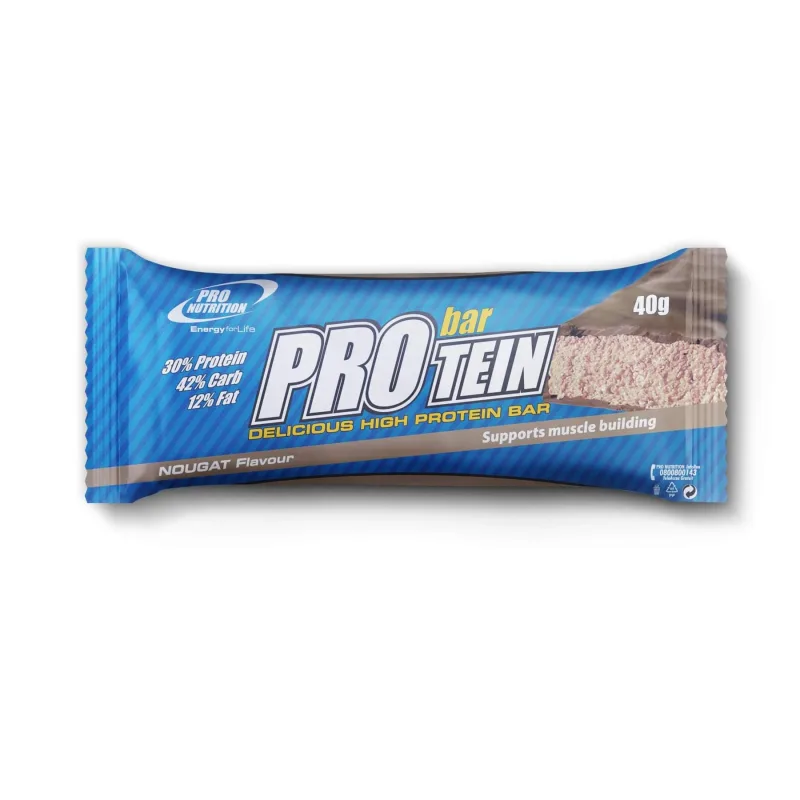 Protein Bar cu aroma de nougat, 40 g, Pro Nutrition — preț și oferte