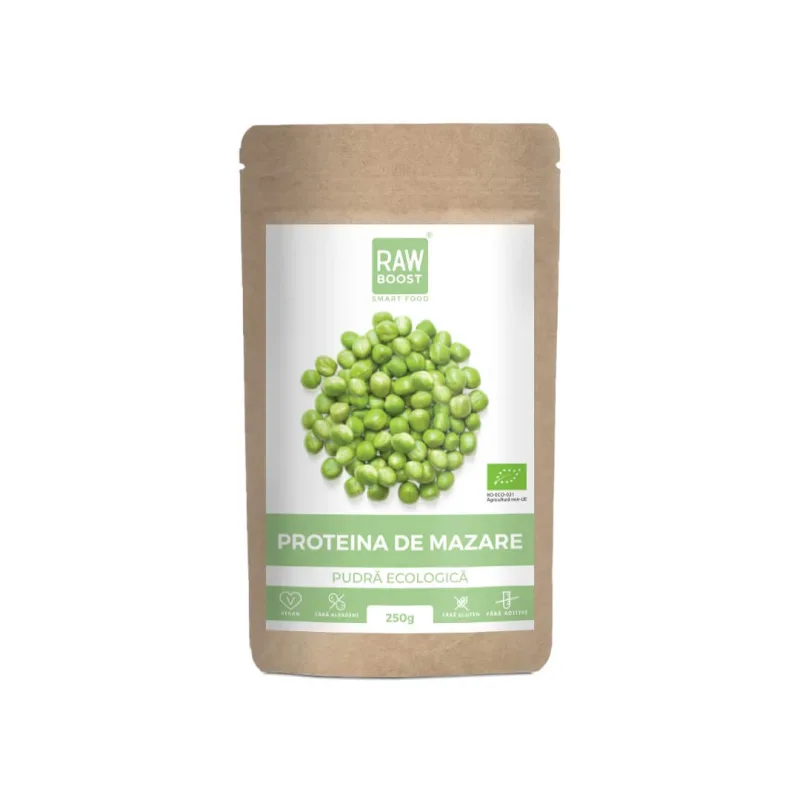 Pudra proteica de mazare, 250 g, RawBoost — preț și oferte