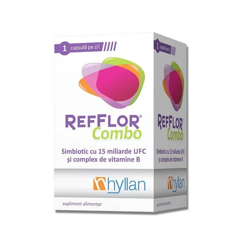 Refflor Combo, 10 capsule, Hyllan HYLLAN PHARMA — preț și oferte