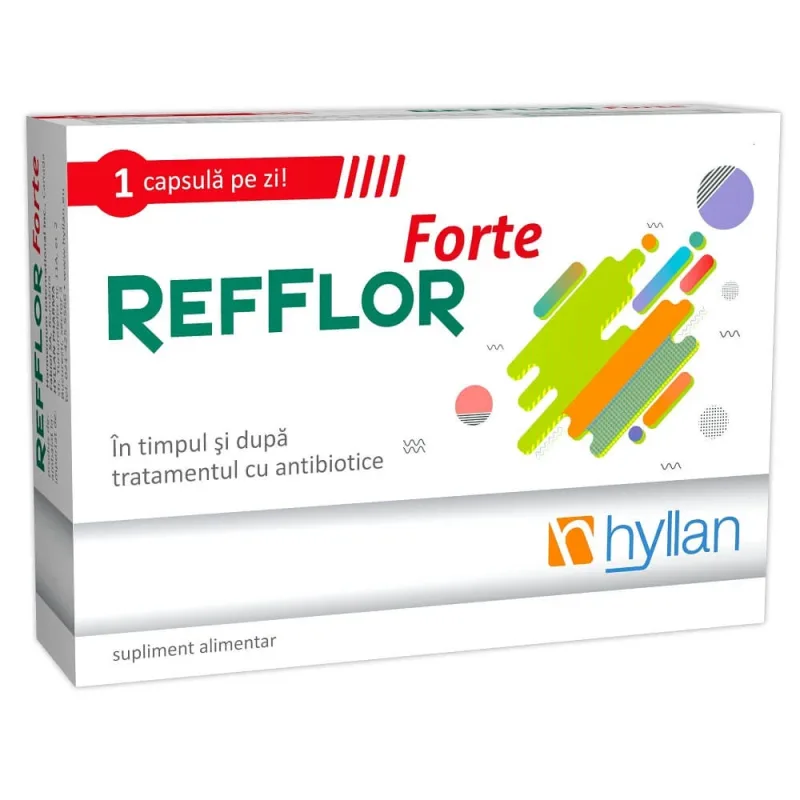 Refflor Forte Adulți, 10 capsule, Hyllan HYLLAN PHARMA — preț și oferte