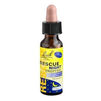 Remediu floral de noapte picaturi Original Bach, 10 ml, Rescue Remedy — preț și oferte