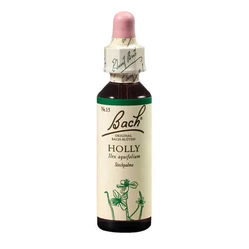 Remediu floral picaturi ilice Holly Original Bach, 20 ml, Rescue Remedy — preț și oferte