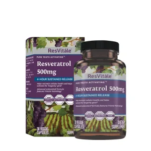 Resveratrol 500 mg (446703), 30 capsule, ResVitale