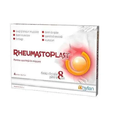RheumastoPlast, 4 plasturi, Hyllan HYLLAN PHARMA — preț și oferte