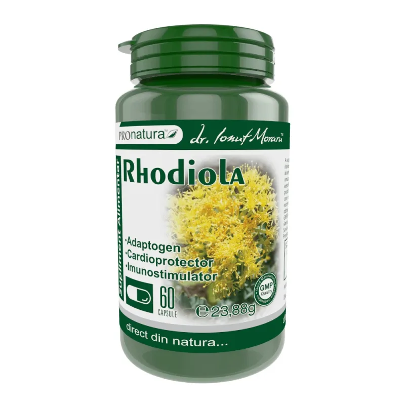 Rhodiola, 60 capsule, Pro Natura — preț și oferte