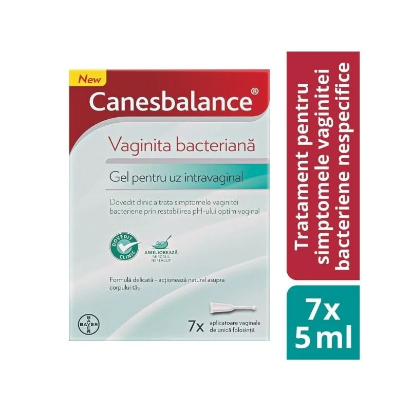 Bayer Canesbalance Gel pentru uz intravaginal, 7 aplicatoare*5ml — preț și oferte