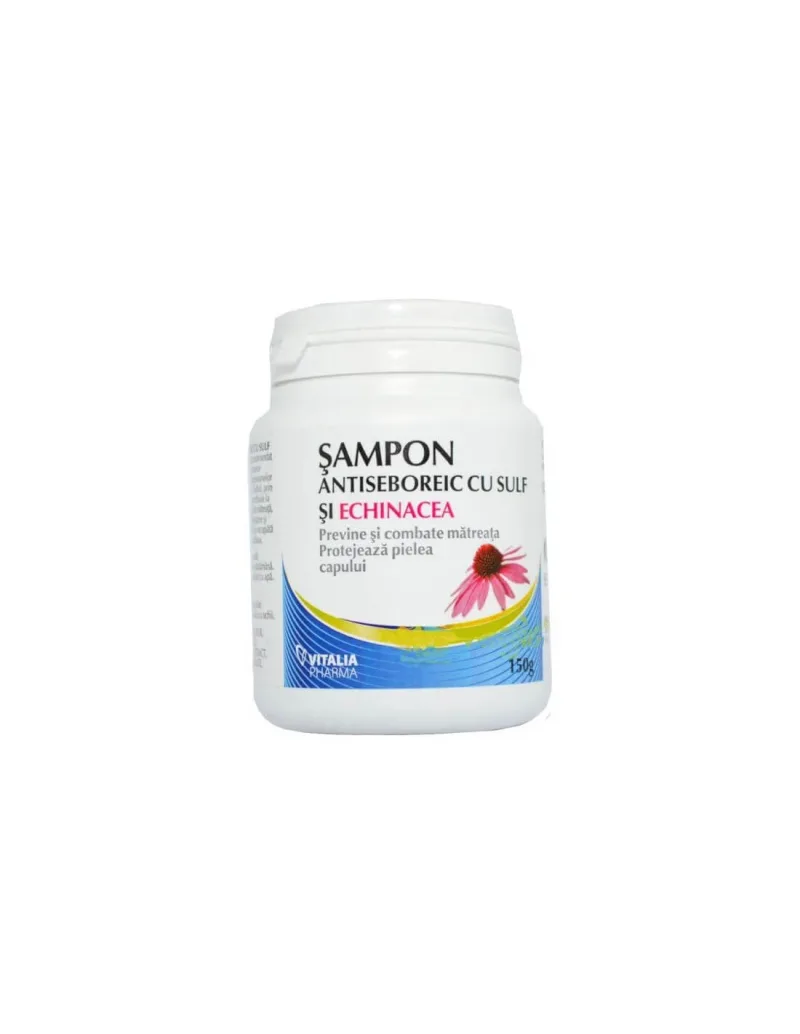 Sampon antiseboric cu Sulf și Echinacea, 150 g, Vitalia Vitalia Pharma — preț și oferte