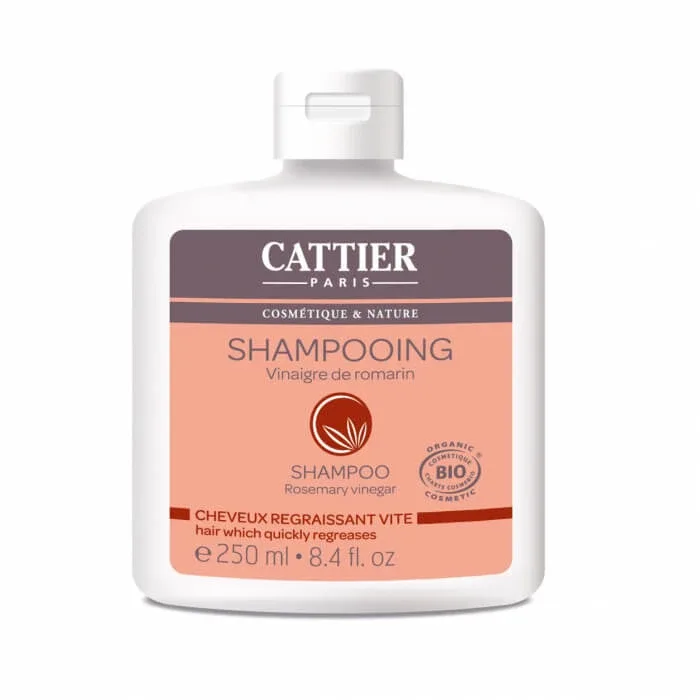 Sampon Bio cu rozmarin pentru par gras, 250 ml, Cattier — preț și oferte