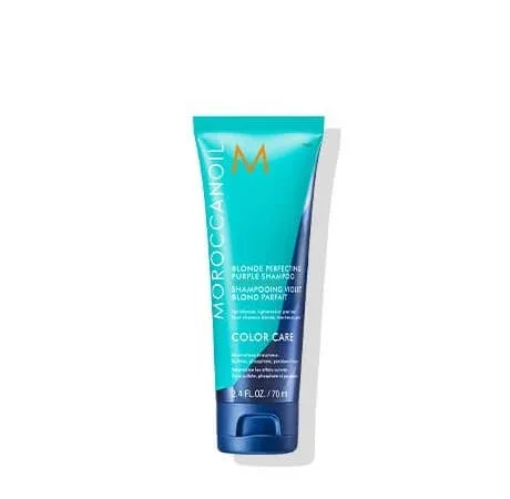 Sampon Blonde Perfecting Purple pentru par blond, 70 ml, Moroccanoil — preț și oferte