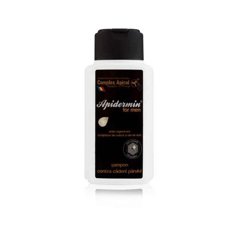 Sampon contra caderii parului pentru barbati Apidermin, 200 ml, Complex Apicol — preț și oferte