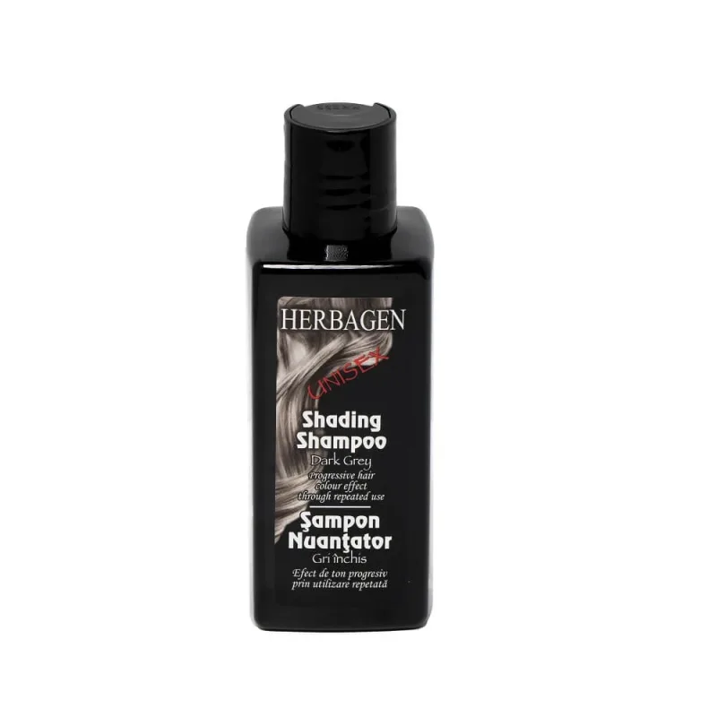 Sampon de nuantare progresiva fire albe, gri inchis, 200ml, Herbagen — preț și oferte