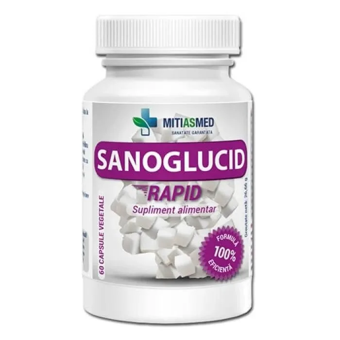 Sanoglucid Rapid, 60 capsule, Mitiasmed — preț și oferte