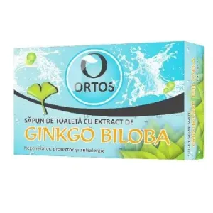 Sapun cu extract de ginkgo biloba, 100 g, Ortos